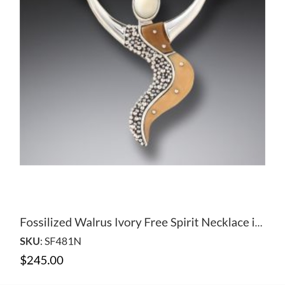 Free Spirit By Jenny Byrne fossilized walrus - Picture 10 of 12
